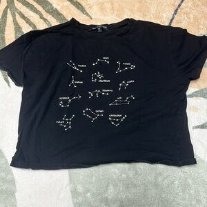 Astrology crop top size medium